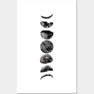 Moon Phases Posters and Art